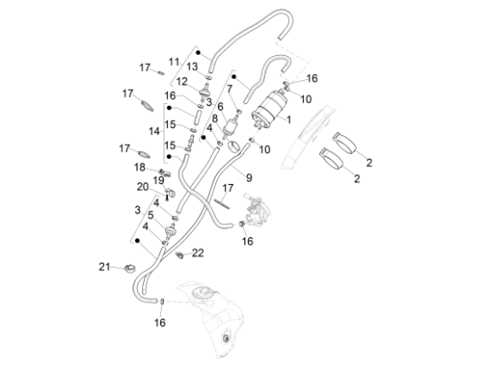 Εικόνα της ΒΑΛΒΙΔΑ ΑΝΕΠΙΣΤΡΟΦΗ BEV-VESPA GT-GT-S-624384