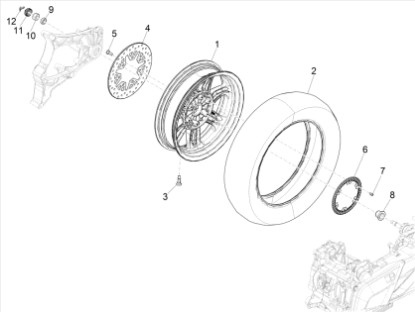 Εικόνα της ΑΠΟΣΤΑΤΗΣ ΠΙΣΩ ΤΡΟΧΟΥ BEV 400 MY21-Χ10-666659