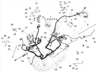 Εικόνα της ΛΑΜΑΚΙ ΣΥΓΚΡΑΤΗΣΗΣ BEVERLY 400 MY21-1A000659