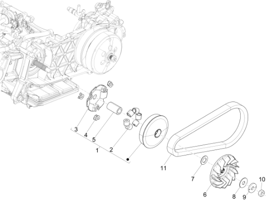 Εικόνα της ΒΑΡΙΑΤΟΡ MALOSSI MEDLEY 150 GTS125/150-M5117431