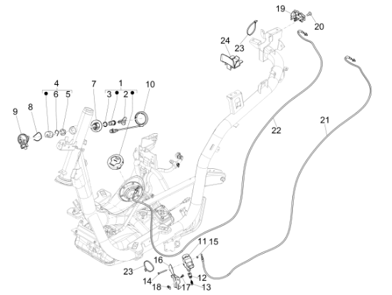 Εικόνα της ΚΕΡΑΙΑ IMMOBIL MEDLEY-GTS 125-150 E5-1D003438R