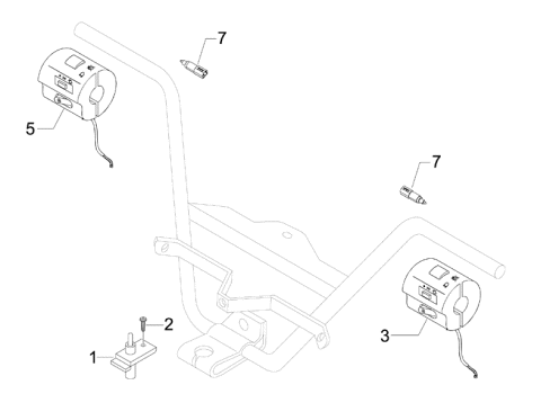 Εικόνα της ΔΙΑΚΟΠΤΗΣ ΦΩΤΩΝ ΔΕ GILERA NEXUS 250 DOMI-649660