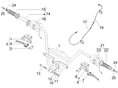 Εικόνα της ΔΙΑΚΟΠΤΗΣ ΦΩΤΩΝ ΔΕ GILERA NEXUS 250 DOMI-649660