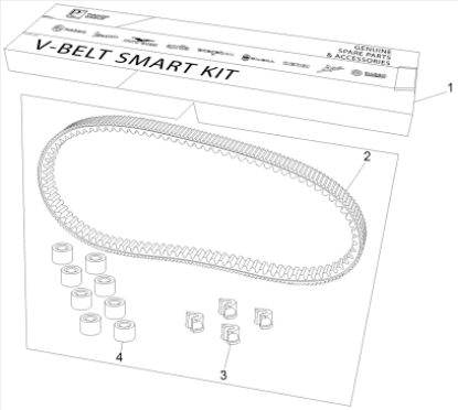 Εικόνα της ΚΙΤ SERVICE ΜΕΤΑΔ SCOOTER 500 4T 4V-1R000437