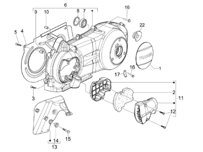 Εικόνα της ΚΑΠΑΚΙ ΔΙΑΚΟΣΜΗΤ ΚΙΝΗΤΗΡΑ 125-250 E3-CM155102