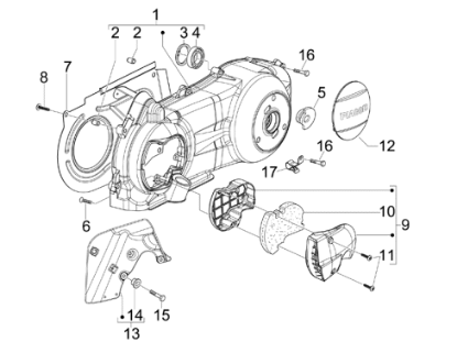 Εικόνα της ΚΑΠΑΚΙ ΔΙΑΚΟΣΜΗΤ ΚΙΝΗΤΗΡΑ 125-250 E3-CM155102