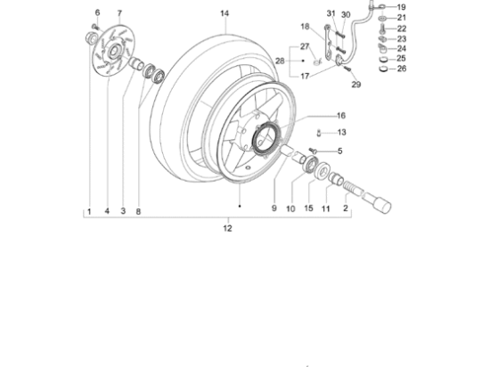 Εικόνα της ΤΡΟΧΟΣ ΜΠΡΟΣ Χ9 125-180-200-250-EVO-X8-56374R