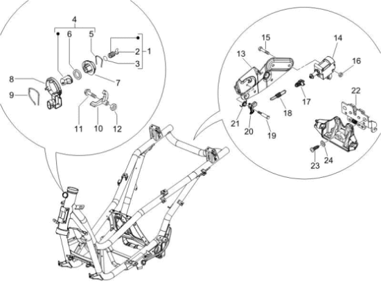 Εικόνα της ΚΕΡΑΙΑ IMMΟΒΙL SCOOTER 125<>800 ΜΕ ΚΑΛΩΔ-1D003415R