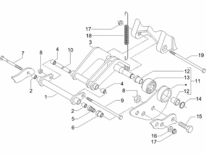 Εικόνα της ΒΑΣΗ ΚΙΝΗΤΗΡΑ-ΣΥΝΕΜΠΛΟΚ X9 125-250 Π.Μ-599954