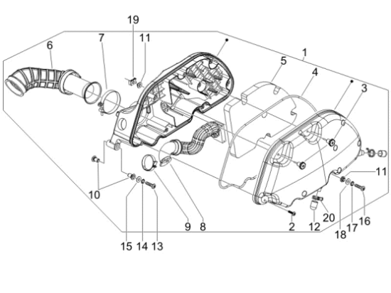 Εικόνα της ΦΛΑΝΤΖΑ ΘΑΛΑΜΟΥ ΦΙΛΤΡΟΥ VESPA GTS-844428