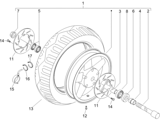 Εικόνα της ΕΛΑΣΤΙΚΟ MICHELIN 120/70-14 55S CITY GR2-CM319111