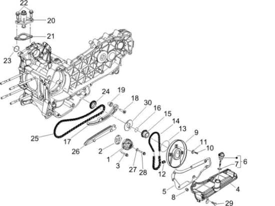 Εικόνα της ΤΕΝΤΩΤΗΡΑΣ ΚΑΔΕΝΑΣ SCOOTER 125<>300 E5-1A021978R