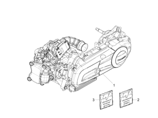 Εικόνα της ΣΕΤ ΦΛΑΝΤΖΕΣ+ΤΣΙΜ SCOOTER 125-150 4T 09>-497553