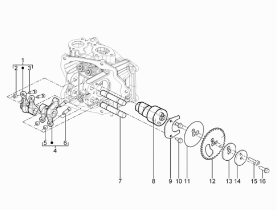 Εικόνα της ΕΚΚΕΝΤΡΟΦΟΡΟΣ SCOOTER 125 4T-4V MY08>-8751215