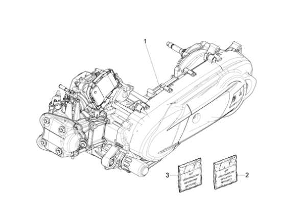 Εικόνα της ΣΕΤ ΦΛΑΝΤΖΕΣ+ΤΣΙΜ SCOOTER 350-1R000127