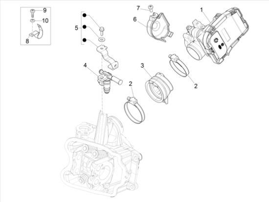 Εικόνα της ΚΙΤ ΣΤΗΡΙΞΗΣ ΜΠΕΚ ΨΕΚΑΣΜΟΥ 350 CC-1A007670