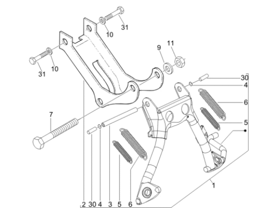 Εικόνα της ΕΛΑΤΗΡΙΟ ΣΤΑΝ VESPA ΕΤ4-560185