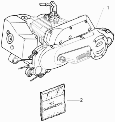 Εικόνα της ΣΕΤ ΦΛΑΝΤΖΕΣ+ΤΣΙΜ SCOOTER 50 2Τ-497544