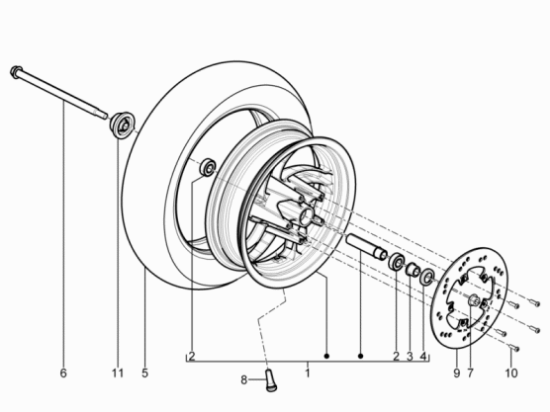 Εικόνα της ΔΙΣΚΟΦΡΕΝΟ ΜΠΡΟΣ TYPHOON 50<>125 ΜΥ10-666761