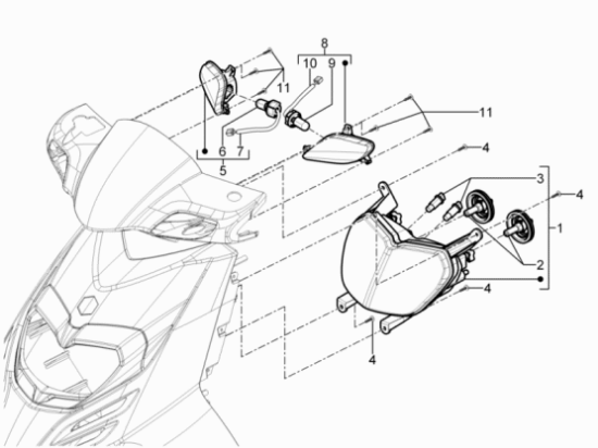 Εικόνα της ΦΛΑΣ ΜΠΡΟΣ ΑΡ TYPHOON MY10-APRILIA SR-642026