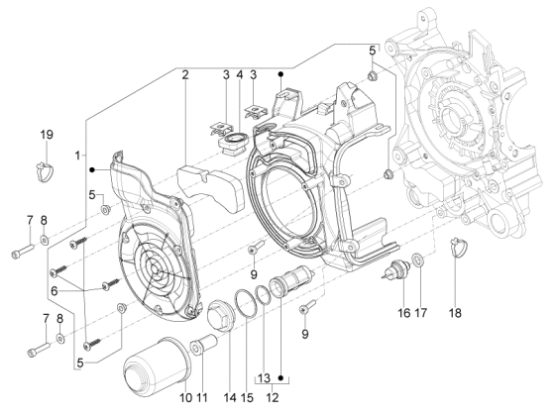 Εικόνα της ΦΙΛΤΡΟ ΛΑΔΙΟΥ SCOOTER 4T 125<>300 CC-1A022356