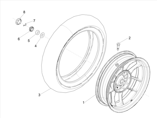 Εικόνα της ΚΑΠΑΚΙ ΜΠΡ ΤΡΟΧΟΥ SCOOTER 50<>150-665657