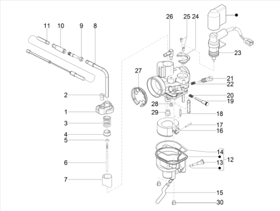 Εικόνα της ΠΛΩΤΗΡΑΣ ΚΑΡΜΠ SCOOTER 50 2T-288882