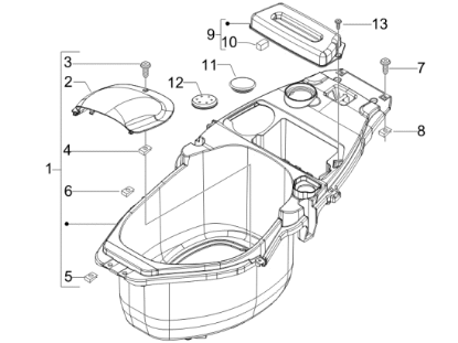 Εικόνα της ΚΑΠΑΚΙ ΜΠΑΤΑΡΙΑΣ FLY 50 4T-125/150 ΓΚΡΙ-621978