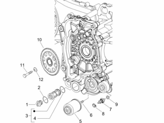 Εικόνα της ΦΙΛΤΡΟ ΛΑΔΙΟΥ SCOOTER 4T 125<>300 CC-1A022356