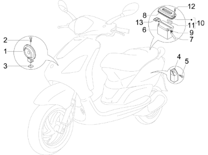 Εικόνα της ΚΑΠΑΚΙ ΜΠΑΤΑΡΙΑΣ FLY 50 4T-125/150 ΓΚΡΙ-621978