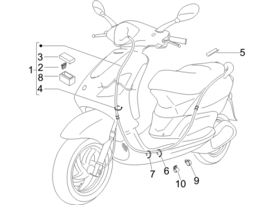 Εικόνα της ΚΑΛΩΔΙΩΣΗ ΚΕΝΤΡΙΚΗ FLY 125 4T E3 LBMM571-642476