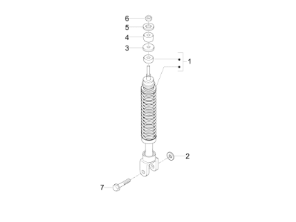 Εικόνα της ΑΜΟΡΤΙΣΕΡ ΠΙΣΩ FLY 50 4T 4V-LIB 100 MY12-668003