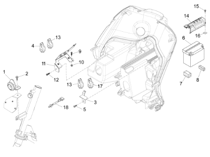 Εικόνα της ΑΠΟΜΟΝΩΤΗΡΑΣ ΜΠΑΤΑΡΙΑΣ SCOOTER 50<>150-673702