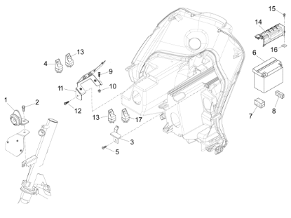 Εικόνα της ΑΠΟΜΟΝΩΤΗΡΑΣ ΜΠΑΤΑΡΙΑΣ SCOOTER 50<>150-673702