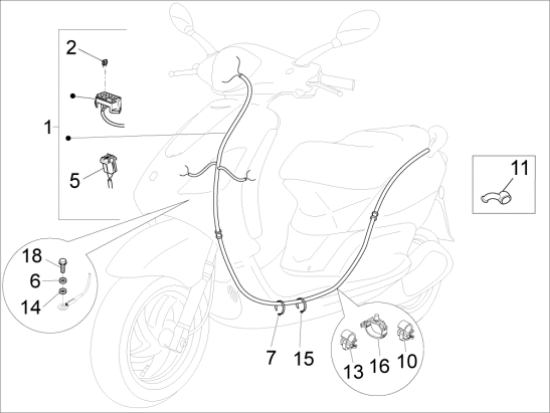 Εικόνα της ΑΣΦΑΛΕΙΟΘΗΚΗ SCOOTER 125 4T 3V-642405