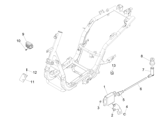 Εικόνα της ΘΗΚΗ ΠΙΠΑΣ ΜΠΟΥΖΙ SCOOTER 125<>150 4T 3V-642855