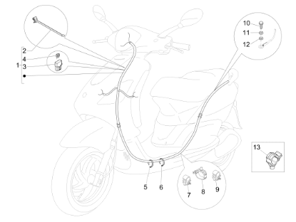 Εικόνα της ΑΣΦΑΛΕΙΟΘΗΚΗ SCOOTER 125 4T 3V-642405