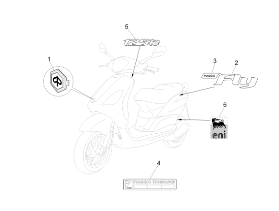 Εικόνα της ΣΗΜΑ ΠΛΕΥΡΟΥ PIAGGIO FLY 50<>150 MY13-1B000244