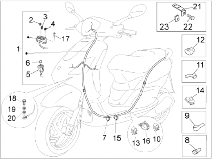 Εικόνα της ΑΣΦΑΛΕΙΟΘΗΚΗ SCOOTER 125 4T 3V-642405