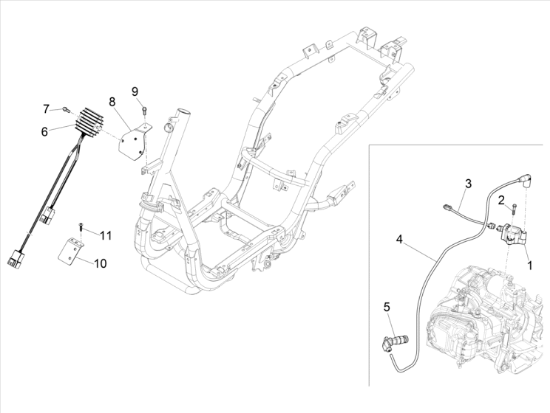 Εικόνα της ΜΠΟΥΖΟΚΑΛΩΔΙΟ FLY 125 4T 3V-VESPA 946-6801454