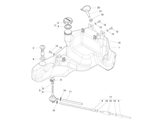 Εικόνα της ΦΙΛΤΡΟ ΒΕΝΖΙΝΗΣ SCOOTER 50<>150-624522