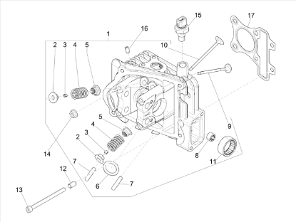 Εικόνα της ΑΣΦΑΛΕΙΑ ΒΑΛΒΙΔΩΝ SCOOTER 50/125 4T-843338