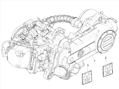 Εικόνα της ΚΙΝΗΤΗΡΑΣ ZIP 50 4T/3V E5 Zip 25 km/h-CM313006