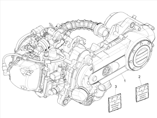 Εικόνα της ΚΙΝΗΤΗΡΑΣ ZIP 50 4T/3V E5 Zip 25 km/h-CM313006