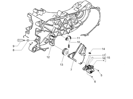 Εικόνα της ΤΡΟΜΠΑ ΛΑΔΙΟΥ SCOOTER 50-82632R