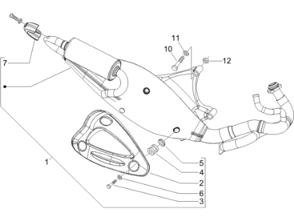 Εικόνα της ΒΙΔΑ ΒΑΣΗΣ ΕΞΑΤΜ SCOOTER M8x75-845591