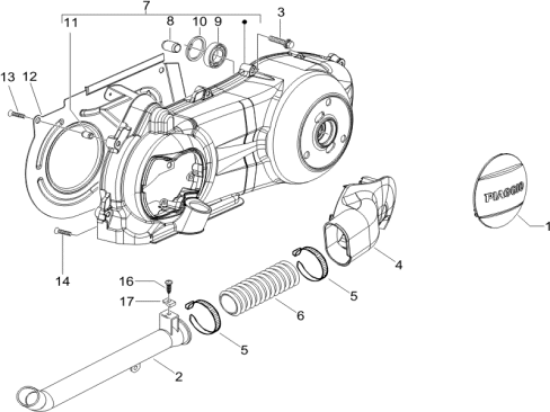 Εικόνα της ΚΑΠΑΚΙ ΔΙΑΚΟΣΜΗΤ ΚΙΝΗΤΗΡΑ 125-250 E3-CM155102