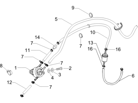 Εικόνα της ΒΑΛΒΙΔΑ ΑΝΕΠΙΣΤΡΟΦΗ BEV-VESPA GT-X8-TYP-AP8104594