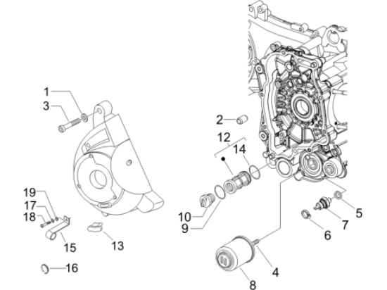 Εικόνα της ΦΙΛΤΡΟ ΛΑΔΙΟΥ SCOOTER 4T 125<>300 CC-1A022356