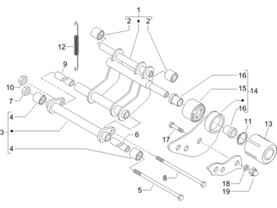 Εικόνα της ΜΠΡΑΤΣΟ ΚΙΝΗΤΗΡΑ RUNN VXR/FL 125-200-ST-597497